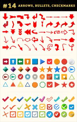 Arrow, Bullets & Check Marks