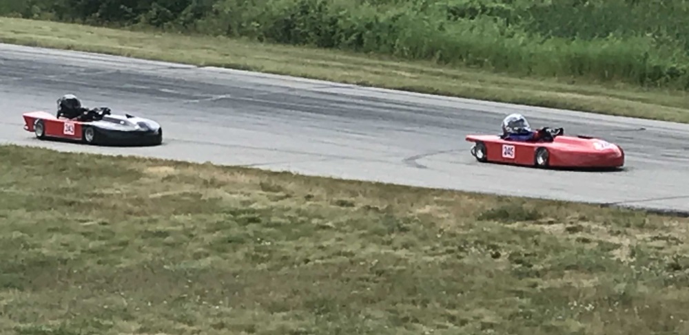 Racing for the lead in Controlled Limited