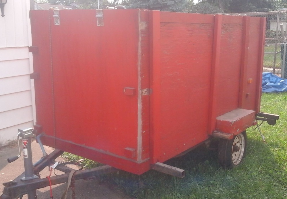Right Side of Little Red Trailer